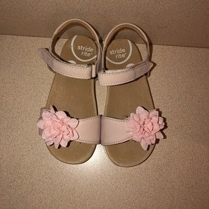 New Stride Rite Leather Toddler Dress Sandals 8.5W Wide